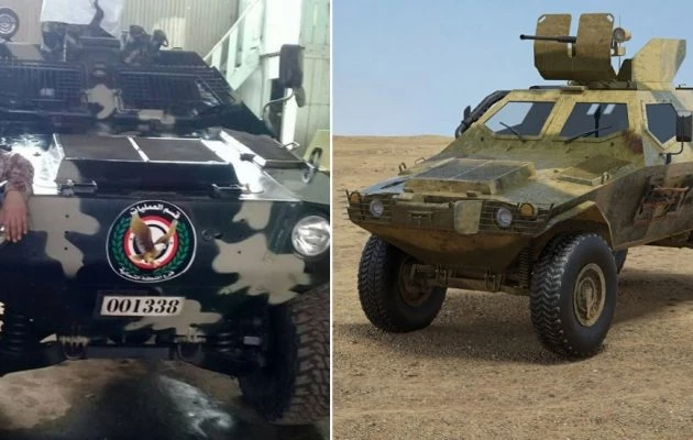 Toυς ξεφτίλισαν: Σύροι στρατιώτες δείχνουν τουρκικό τεθωρακισμένο λάφυρο